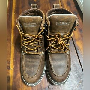 L.L. Bean womens Brown Leather Boots